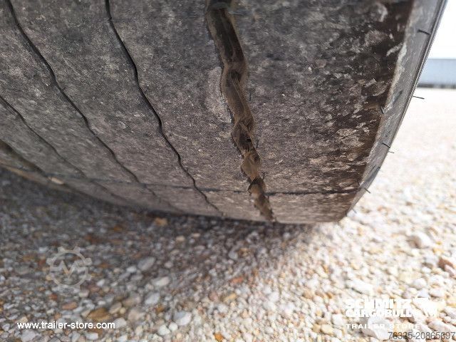 Open semitrailer with tarp Schmitz Cargobull Curtainsider Mega