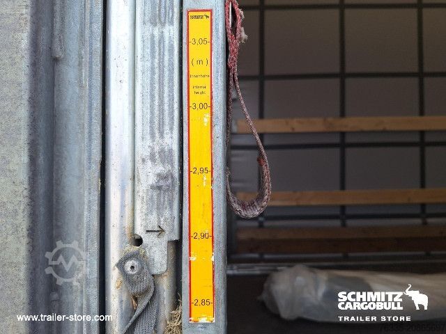 Open semitrailer with tarp Schmitz Cargobull Curtainsider Mega