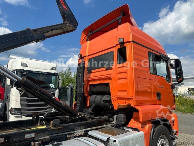 Kroghejselastbil MAN TGS 18.500 Abroller HIAB XR72 CITY Navi LGS