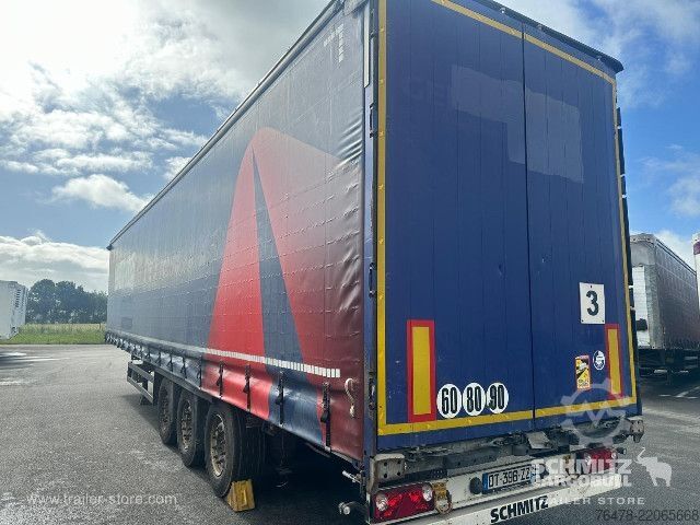 Open oplegger met zeil Schmitz Cargobull Curtainsider Mega