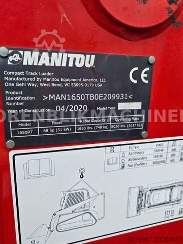 Wheel loader MANITOU 1650RT