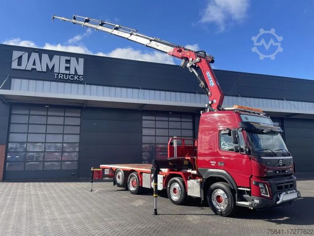 Vrachtwagen met kraan Volvo FMX 500 FMX 500 8x2 Euro 6 Effer 395-8S