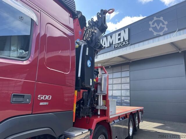 Vrachtwagen met kraan Volvo FMX 500 FMX 500 8x2 Euro 6 Effer 395-8S