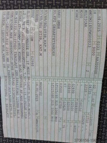 Minidumper Multicar Hako