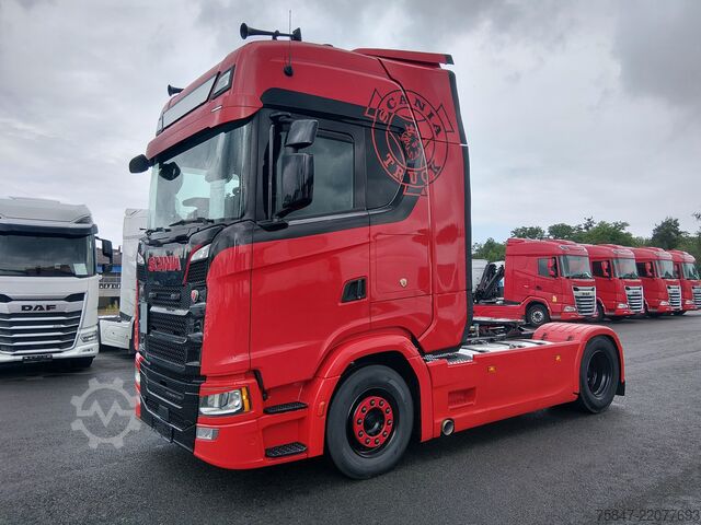 Standard dragbil SCANIA S 500 A/NB Schubbodenhydraulik Retarder