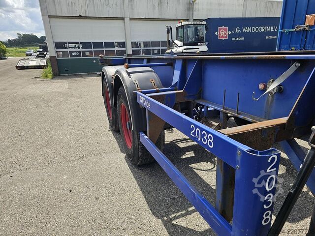 Přeprava kontejnerů MKF METALLBAU CS 20 -20 FOOT- CONTAINER CHASSIS -HEAVY DUTY- ...