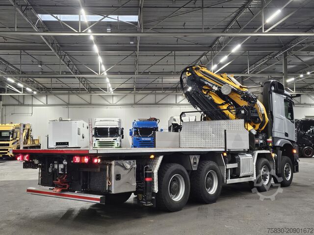 Vinç kamyonu Mercedes-Benz AROCS 3253 8x8 / 65 t/m CRANE + JIB + WINCH / K...