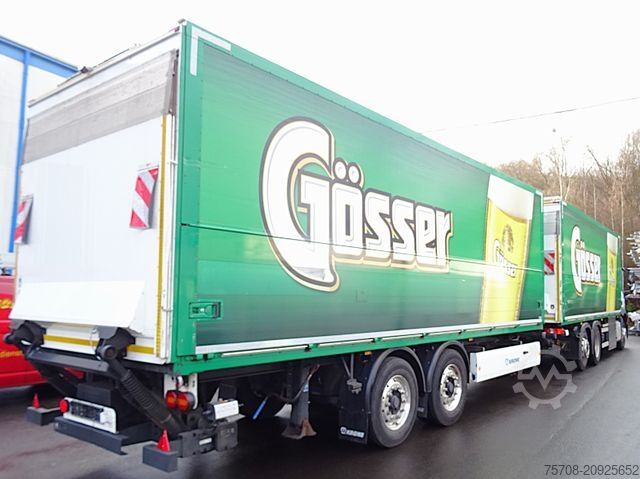 Φορτηγό μεταφοράς ποτών MERCEDES-BENZ 2540 Actros*kpl. Zug*Schwenkwand*38 Pal.*2x LBW