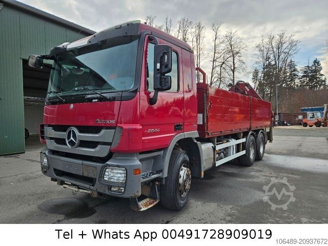 Autolaadkraan MERCEDES-BENZ 2644 6x4 Kran Terex 165.2 Funk