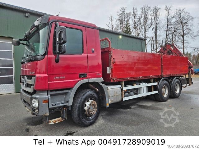 Autolaadkraan MERCEDES-BENZ 2644 6x4 Kran Terex 165.2 Funk