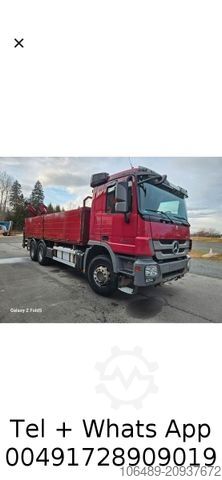 Autolaadkraan MERCEDES-BENZ 2644 6x4 Kran Terex 165.2 Funk