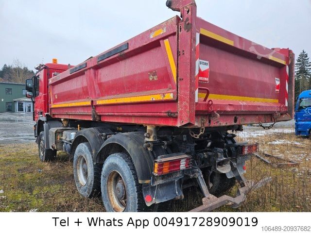 Camión volquete trilateral MERCEDES-BENZ 3346 K 6X6   Blatt / Blatt Bordmatik 2 Stück