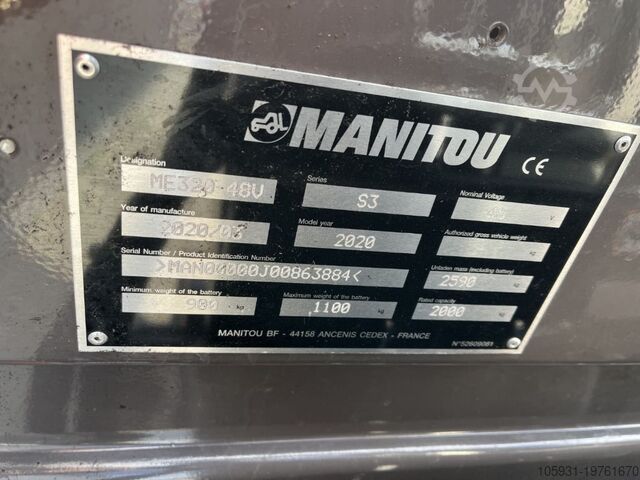 Elektro 3 Rad-Stapler Manitou ME320