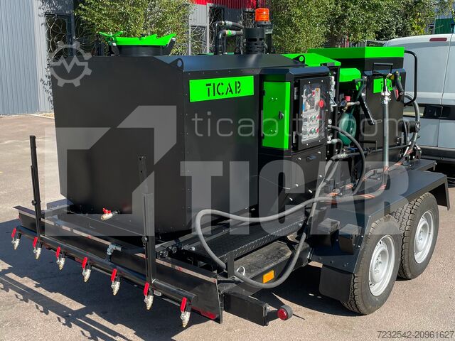 Pulverizador de betún / sellador de grietas TICAB BM-Combo