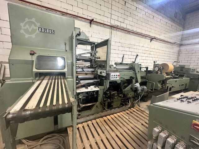 Boekbindmachine Kolbus BF 522 Case Making Line