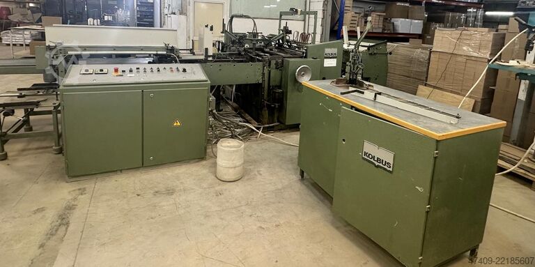 Boekbindmachine Kolbus BF 522 Case Making Line