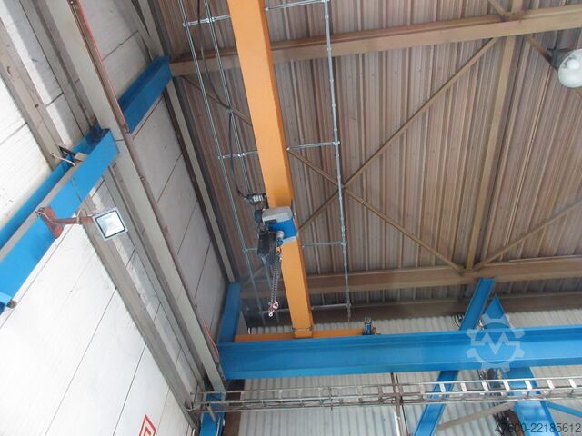 Kraanloopkat, hallenkraan, rail 9550 mm ABUS Hallenkran Brückenkran Kran ELV 2t ABUS GM Kettenzug 2000Kg Spur 14m