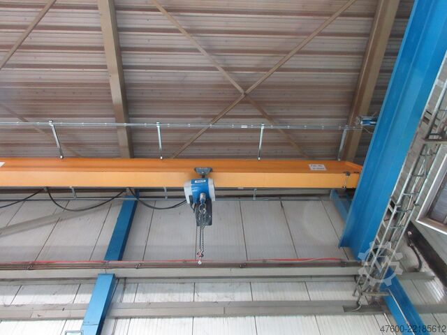 Kraanloopkat, hallenkraan, rail 9550 mm ABUS Hallenkran Brückenkran Kran ELV 2t ABUS GM Kettenzug 2000Kg Spur 14m