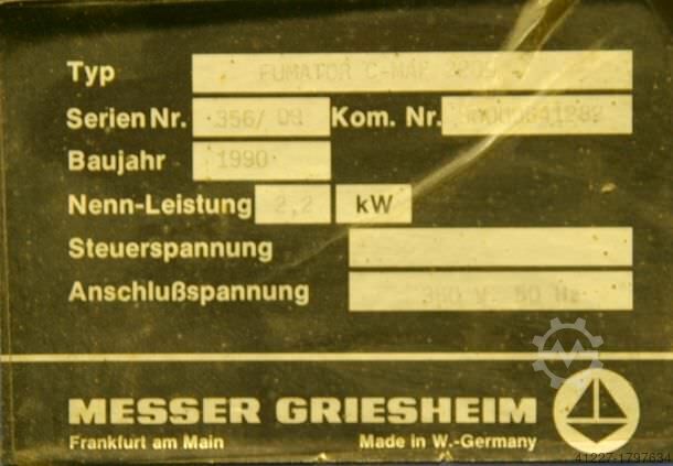 Mobiele lasrookfilters Messer Griesheim Fumator