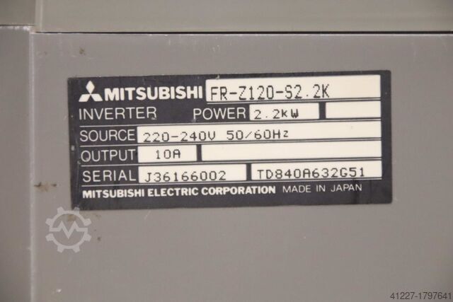 Conversor de freqüência 2,2 kW Mitsubishi Freqrol Z-120  FR-Z120-S2.2K