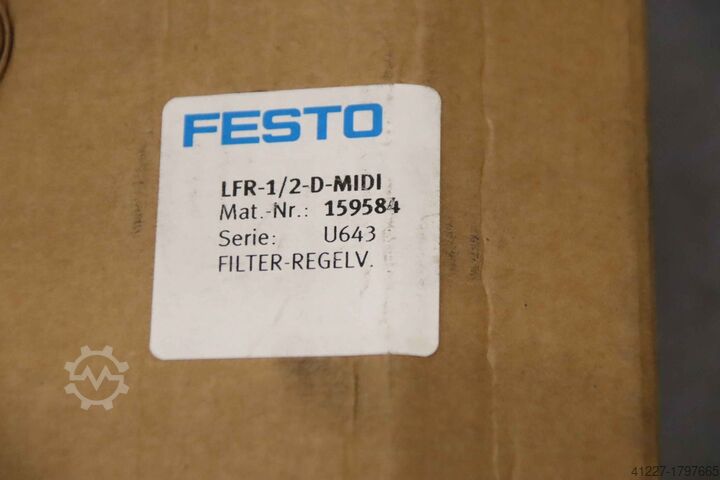 Bakım ünitesi Filtre Kontrol vanası Festo LFR-1/2-D-MIDI