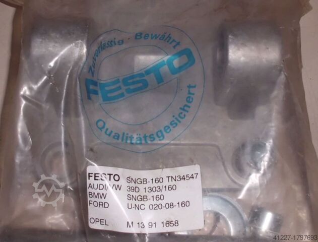 Pneumatic cylinder holder swivel flange Festo SNGB-160 TN34547