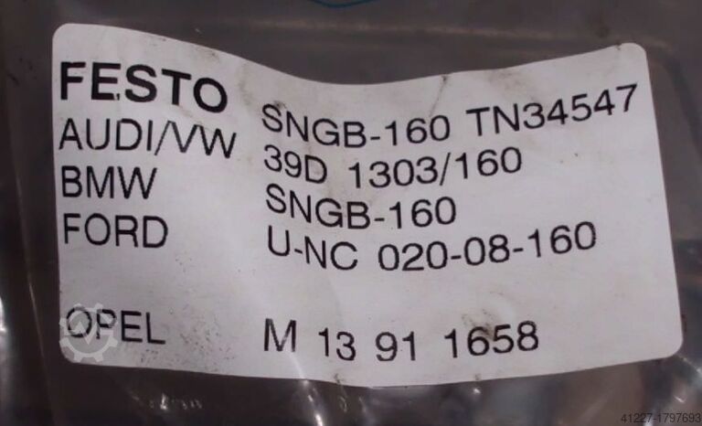 Pneumatic cylinder holder swivel flange Festo SNGB-160 TN34547