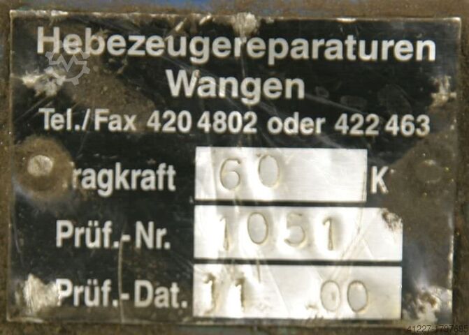 Lever chain hoist 6 ton Yale Kettenlänge 16 m