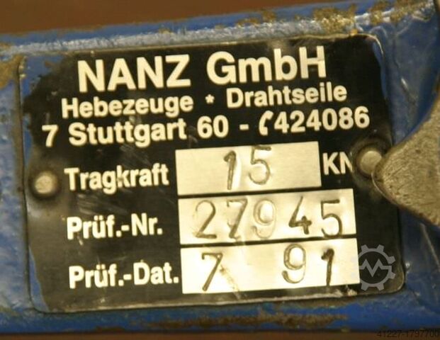 Lever chain hoist 1.5 ton Yale Kettenlänge 1 m