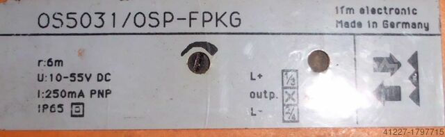 Reflecterende lichtbarrière IFM