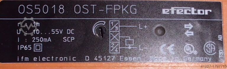 Barreira de luz reflexiva IFM