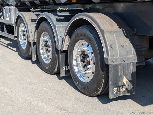 Naczepa wywrotka STAS HardoX Stahl 74 m³, Liftachse, ALCOA, MIETEN?