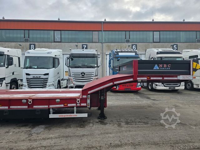 Dieplader oplegger  GVN * 3GVN * LENK-& LIFTACHSE*HYDR. RAMPEN * NEU