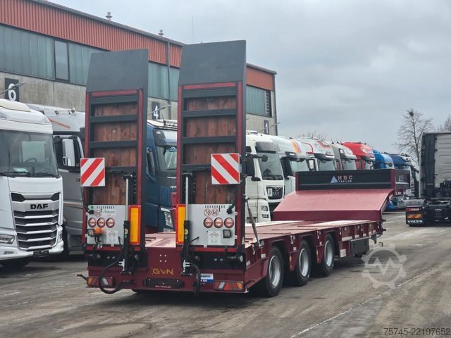 Dieplader oplegger  GVN * 3GVN * LENK-& LIFTACHSE*HYDR. RAMPEN * NEU