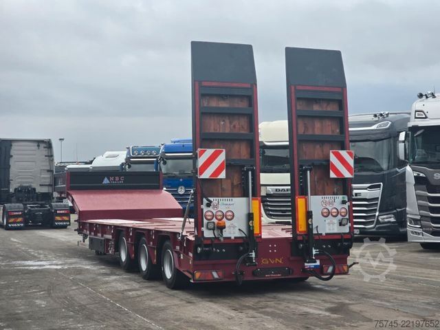 Dieplader oplegger  GVN * 3GVN * LENK-& LIFTACHSE*HYDR. RAMPEN * NEU