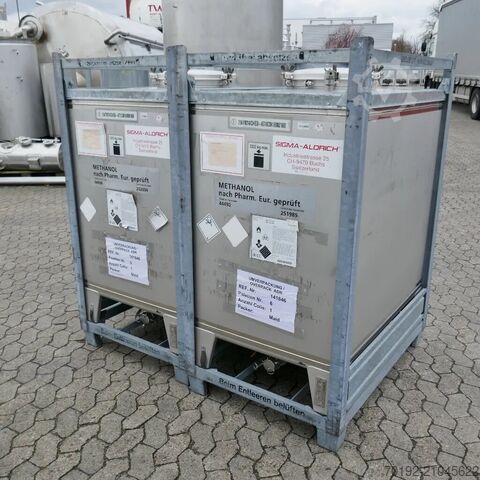 Conteneur IBC de 1000 litres en V2A UCON 9543