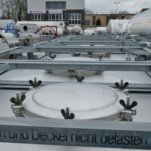 Conteneur IBC de 1000 litres en V2A UCON 9543