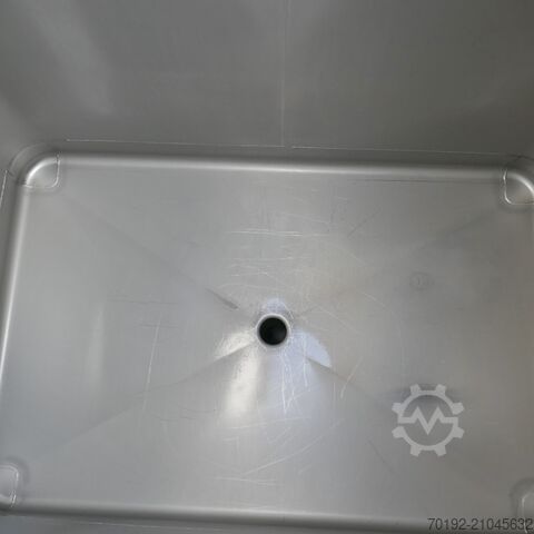 1000litrový kontejner IBC z materiálu V2A Stöcklin 9533