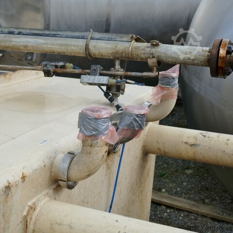 Cuve rectangulaire de 2500 litres en acier inoxydable V2A  9528