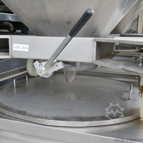 Conteneur mobile pour vrac de 570 litres en V2A UCON 9517