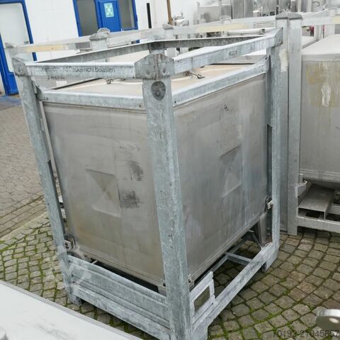 1000 liter IBC container gemaakt van V2A Umformtechnik Hausach (UCON) 9516