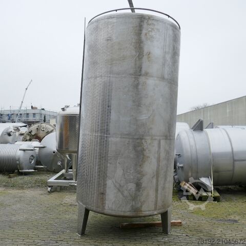 Réservoir de stockage de 10 000 litres en V2A (acier inoxydable alimentaire)  9513