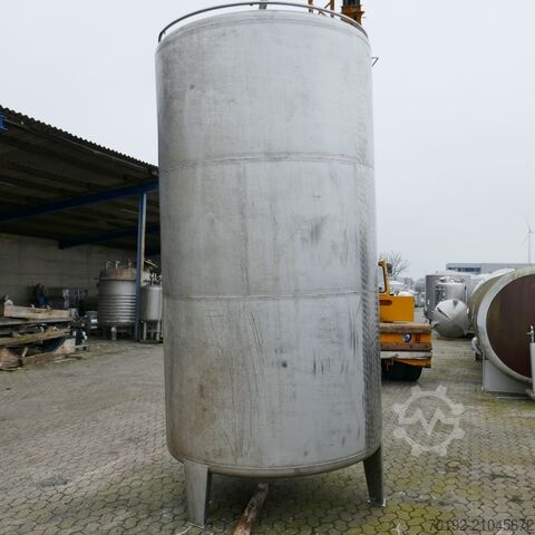 Réservoir de stockage de 10 000 litres en V2A (acier inoxydable alimentaire)  9513