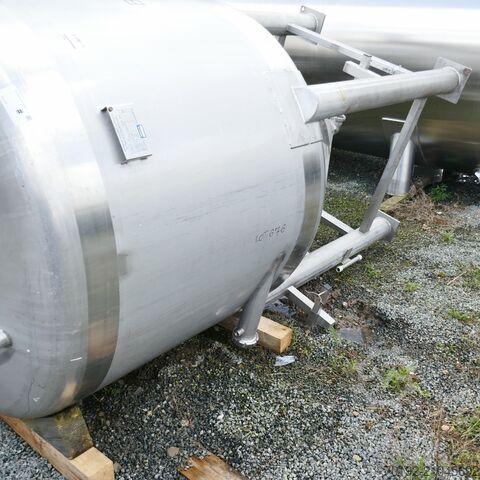 3000 liters trykbeholder i V4A rustfrit stål Waldner 9492