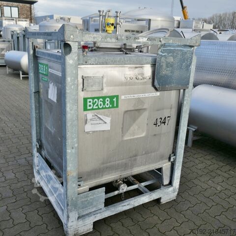 1000 liter IBC container gemaakt van V2A Umformtechnik Hausach (UCON) 9458