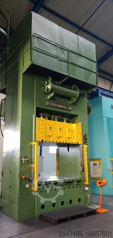 Hidrolik pres Becker &van Hüllen 35.10335 2-faz