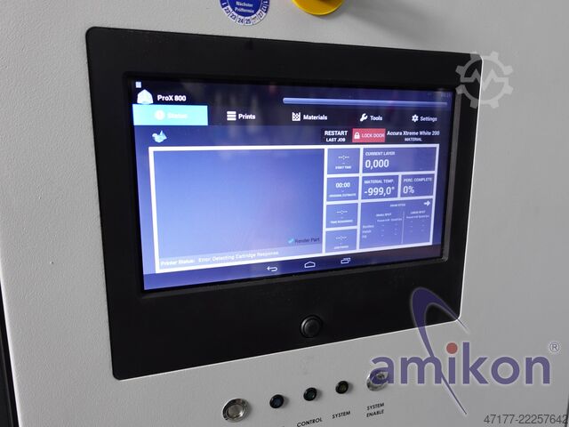 Impressora SLA de alto desempenho 3D Systems ProX™ 800 3D-Produktionsdrucker