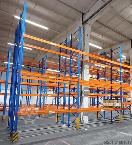 7,2 m Palletstelling 6m hoog 4 niveaus Stow Pal Rack