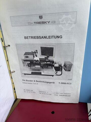  Dr. TRESKY AG T-3000-FC3 – Precyzyjna stacja Die Bonder / Flip-Chip Dr. TRESKY AG T-3000-FC3 – Precyzyjna stacja Die Bonder / Flip-Chip