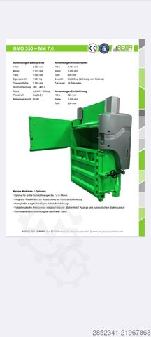 Enfardadeira de papel Orwak Compactor 3325